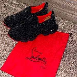 Christian Louboutin Men’s Red Bottom “Spike Sock”